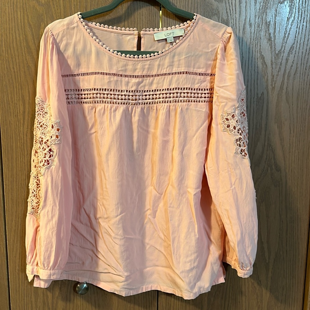 LOFT-Pink Blouse